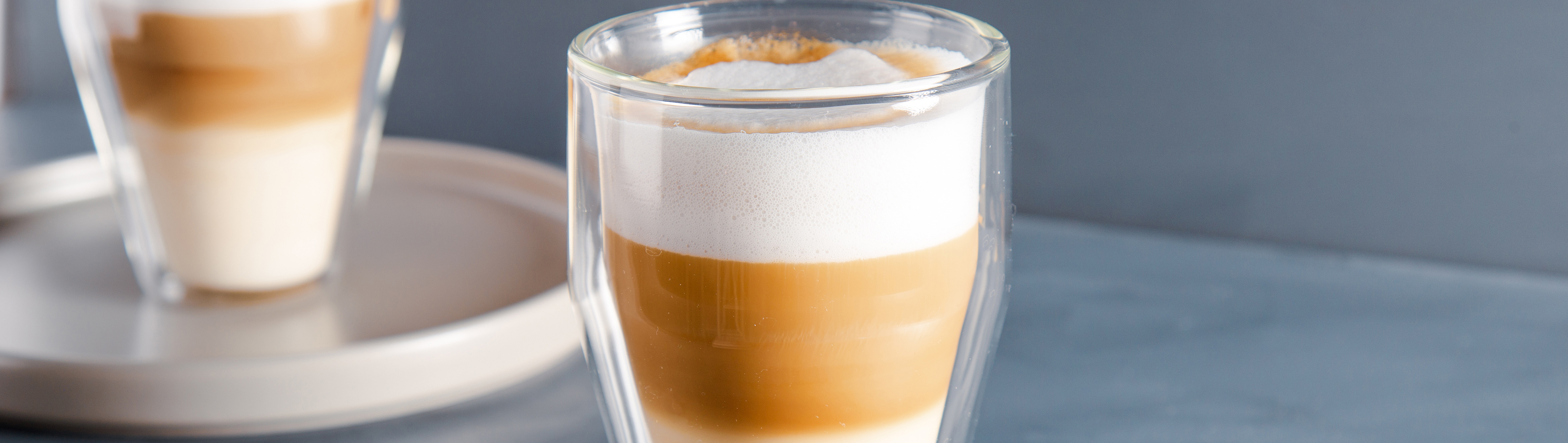 Café latte caramel banane