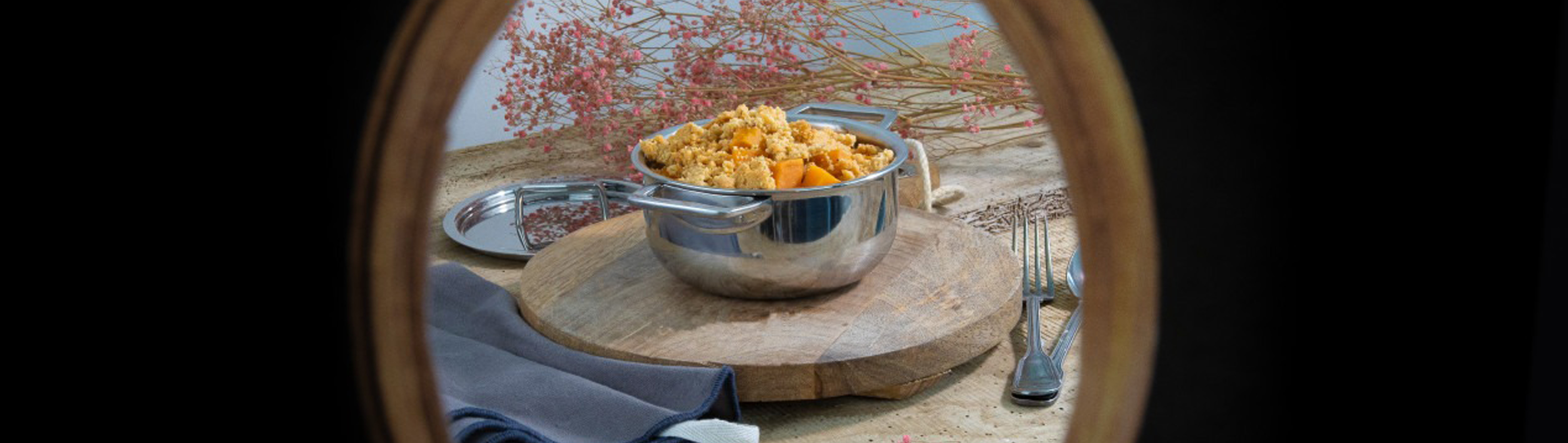 Crumble de patate douce