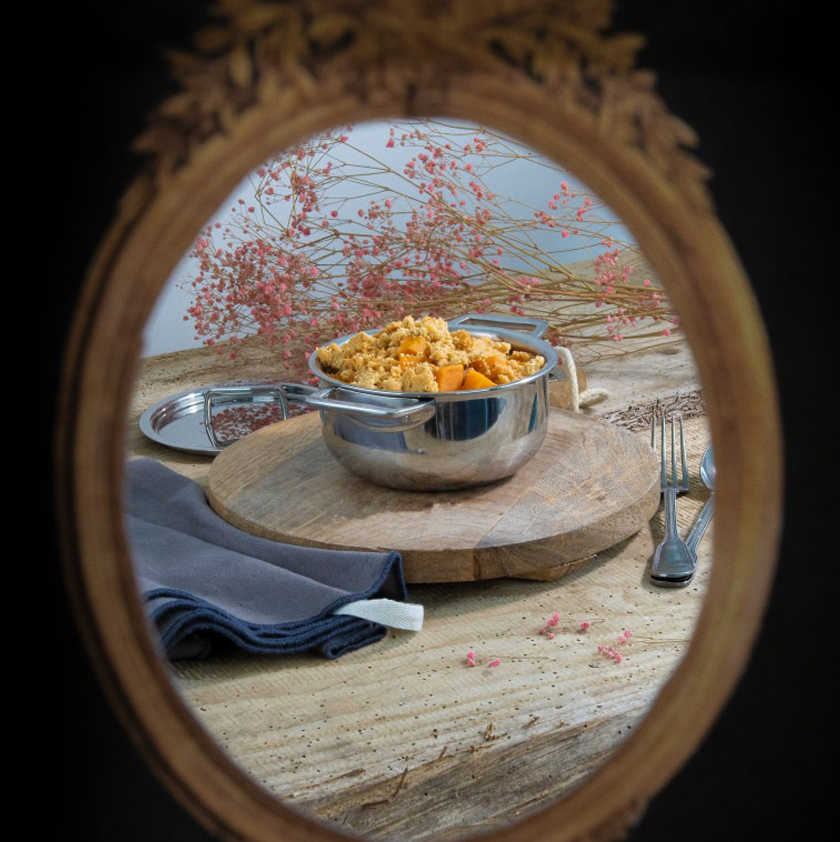 Crumble de patate douce