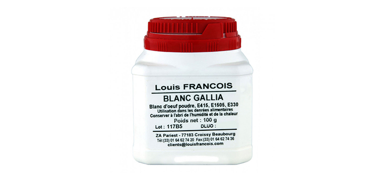Blanc d'Œuf Séché Gallia 100 g Louis François