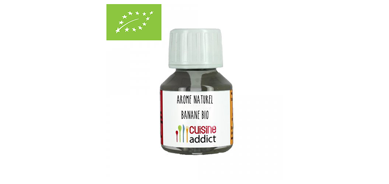 Arôme Alimentaire Bio Banane 58 ml Cuisineaddict