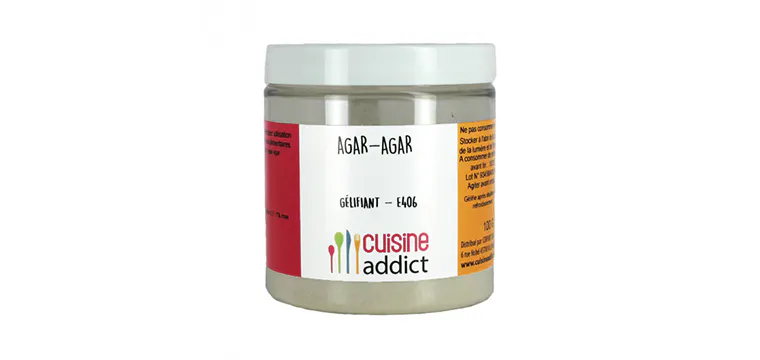 Agar-agar gélifiant 100g Cuisineaddict