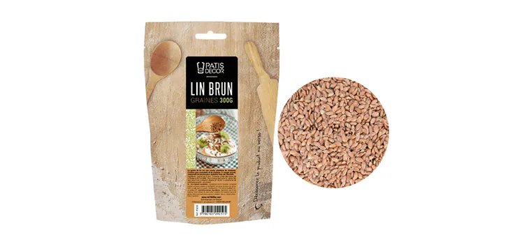 Graines de lin brun 300 g Patisdécor