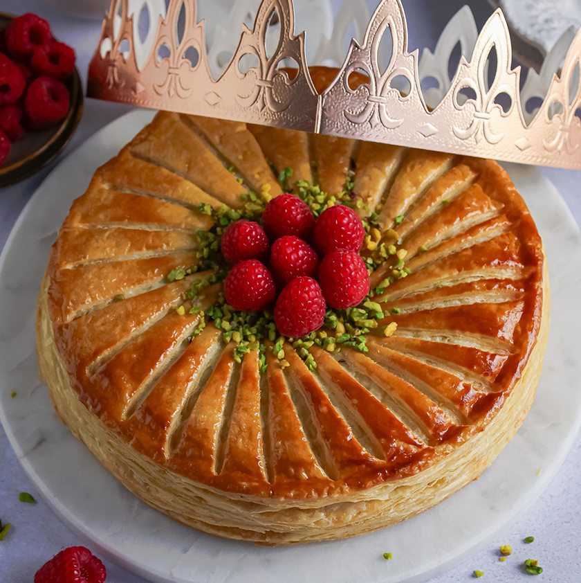 galette des rois framboise pistache