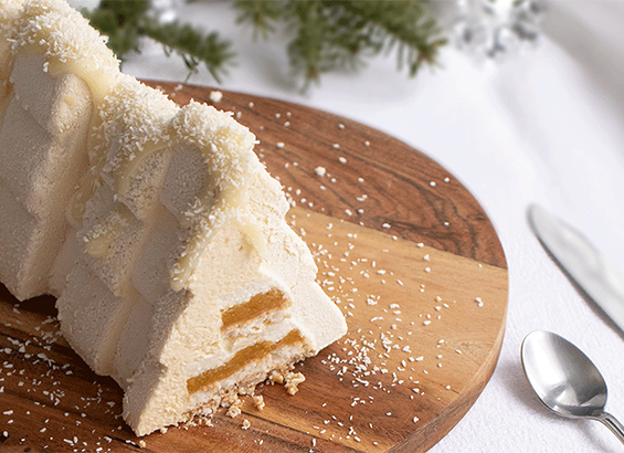 bûche fruits exotiques coco