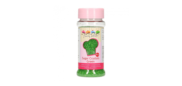 Sucre coloré Vert 80g Funcakes