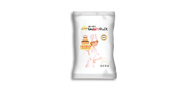 Pâte à Sucre Blanc Vanille Velvet 250g Smartflex