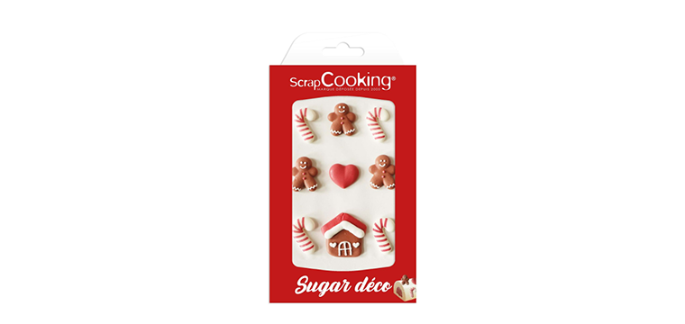 Décors en Sucre Pain d'Epices et Sucre d'Orge Scrapcooking