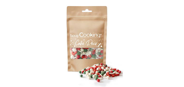 Décors en Sucre Mix 3D Noël 46 g Scrapcooking