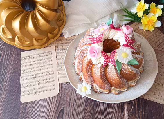 Bundt cake à la vanille