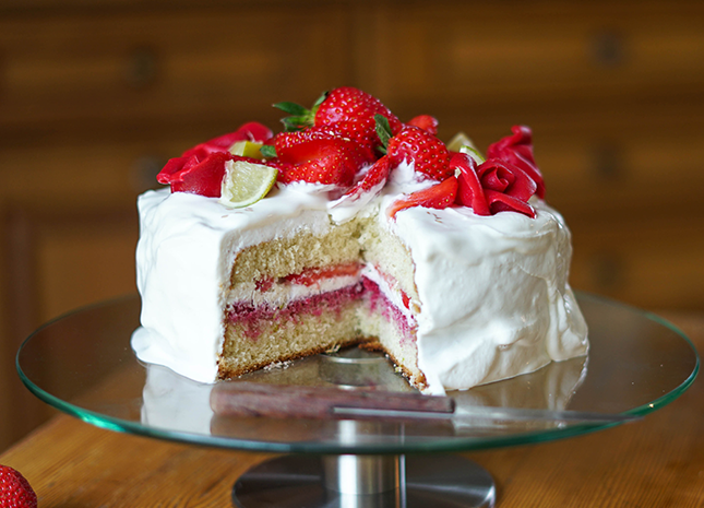 fraisier style japonais