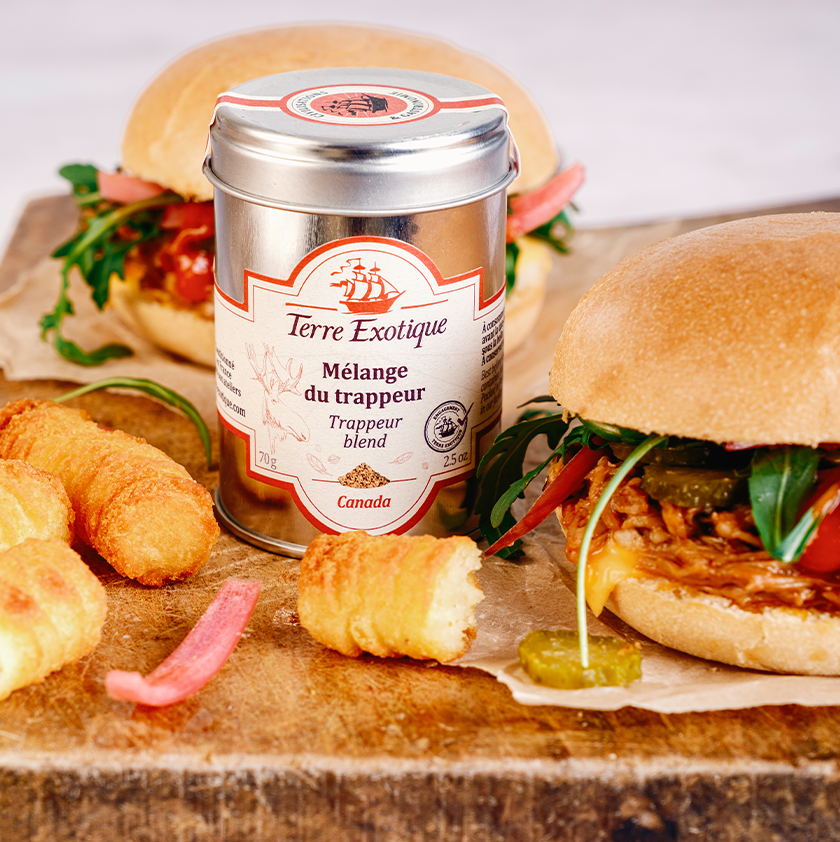 Burger au porc effiloché