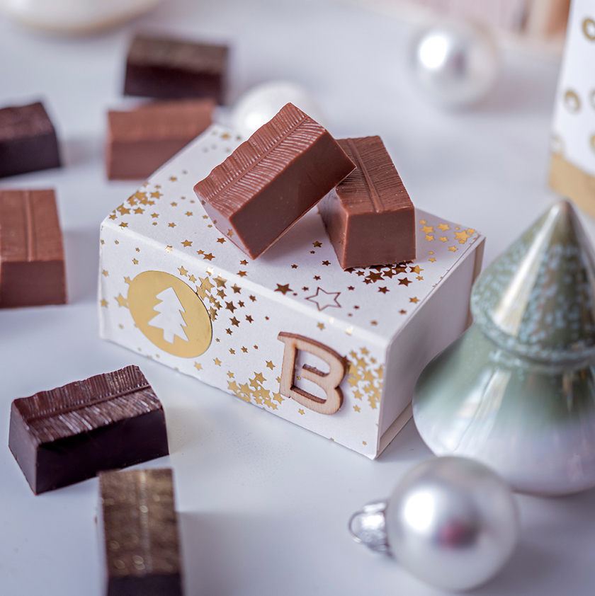 Chocolats fourrés de Noël