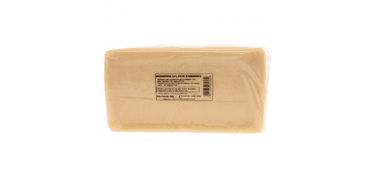Pate d'amande blanche 33% 1 kg
