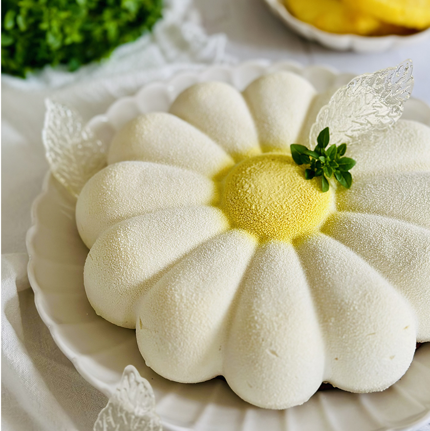 entremet ananas basilic vanille