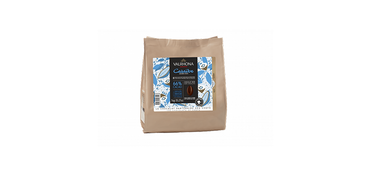 Chocolat de Couverture Noir Caraïbes 66% 1kg Valrhona
