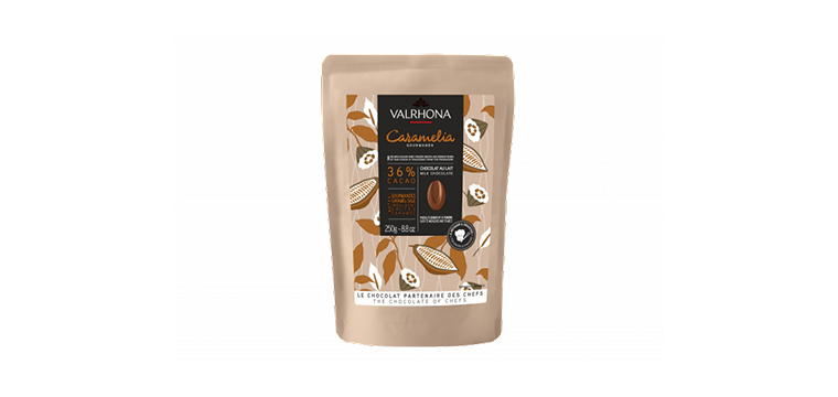 Chocolat de Couverture Lait Caramelia 36% 250g Valrhona