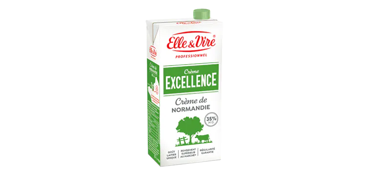 Crème excellence Elle et Vire 35% UHT