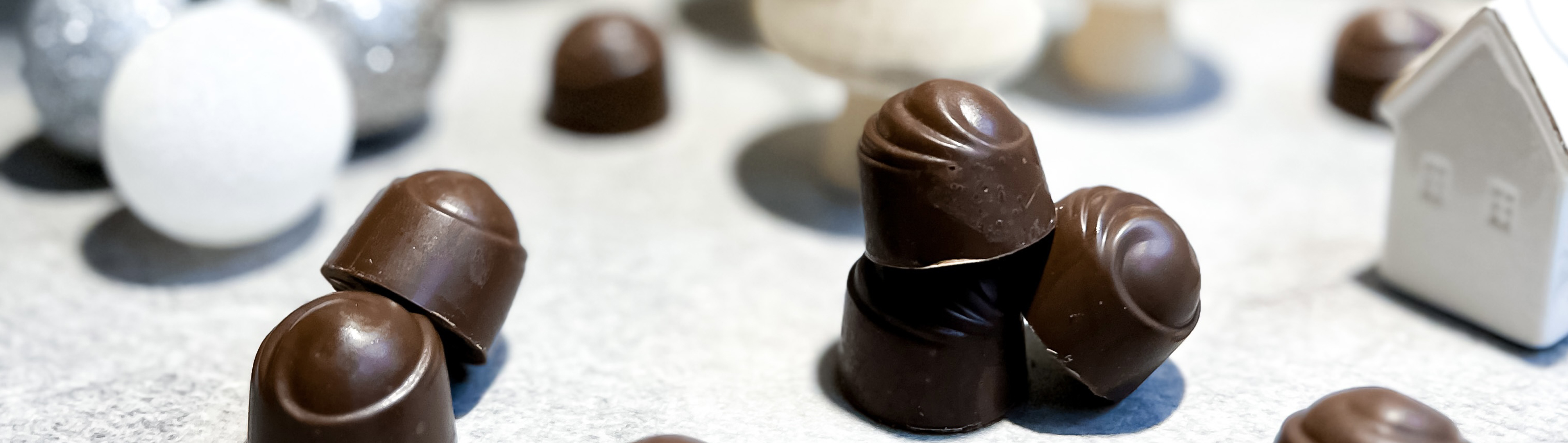 Chocolats de Noël au praliné