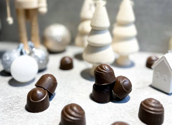 Chocolats de Noël au praliné