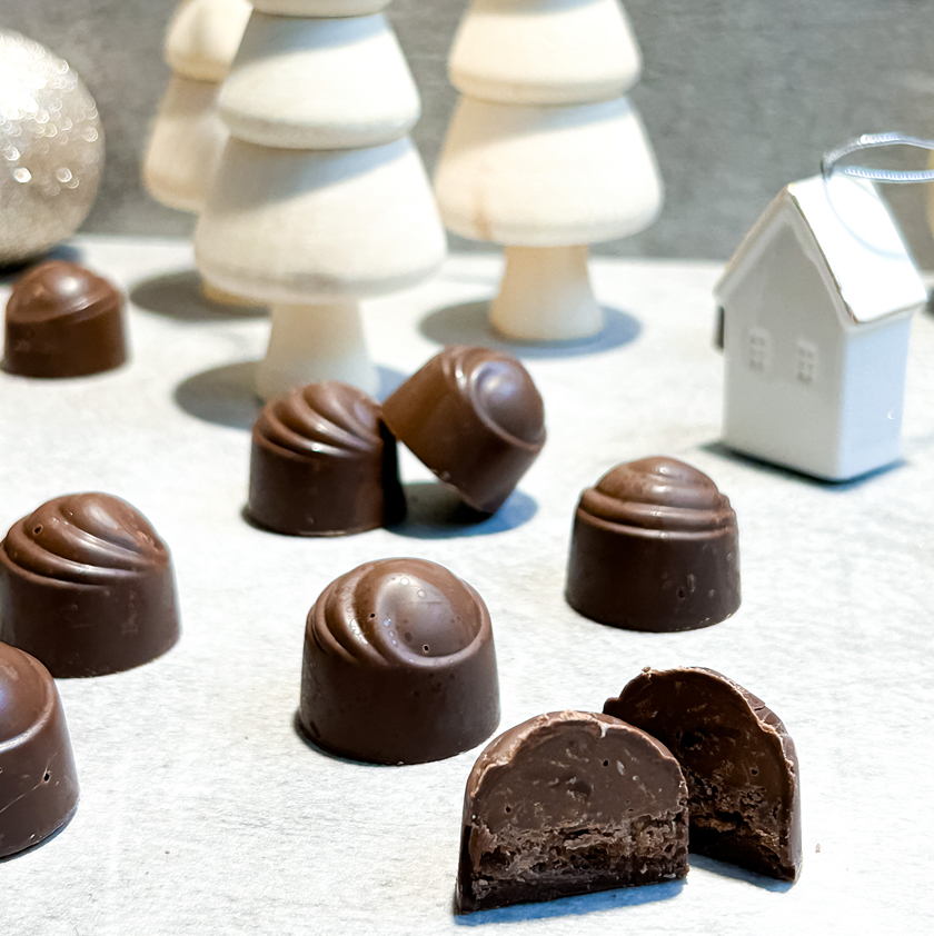 Chocolats de Noël au praliné