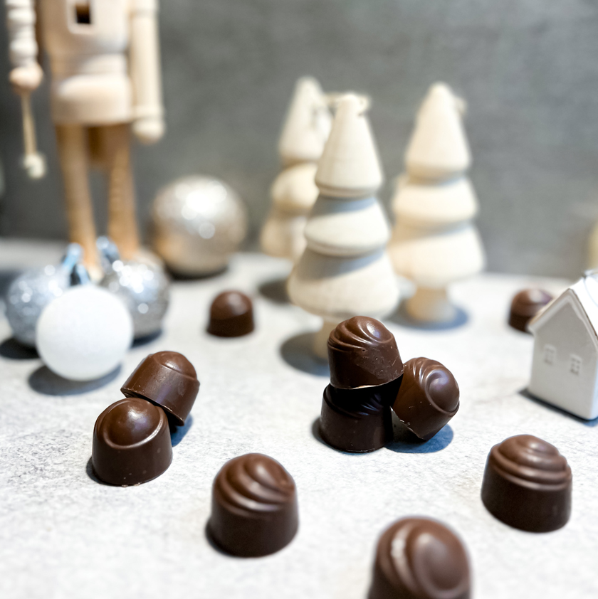 Chocolats de Noël au praliné