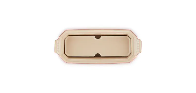 Terrine Rectangulaire avec presse 28 cm Cerise Le Creuset céramique