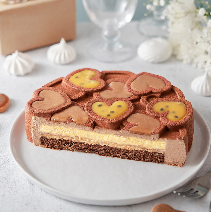 entremet chocolat passion
