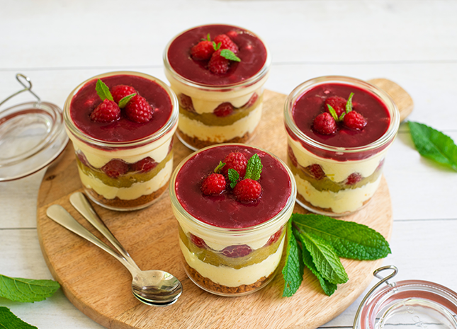 tiramisu framboise rhubarbe