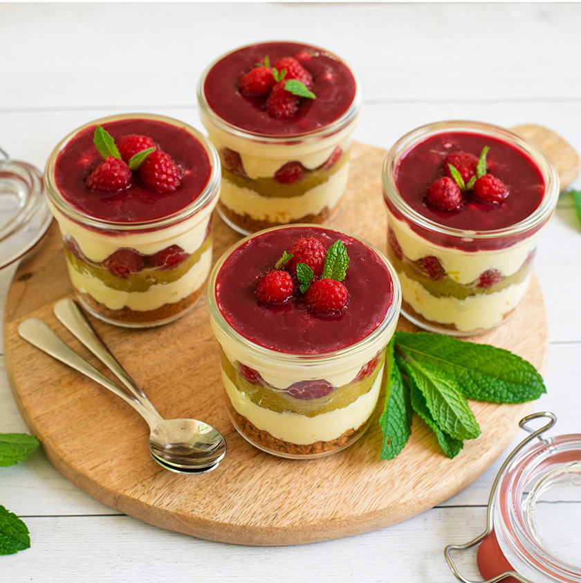 tiramisu framboise rhubarbe