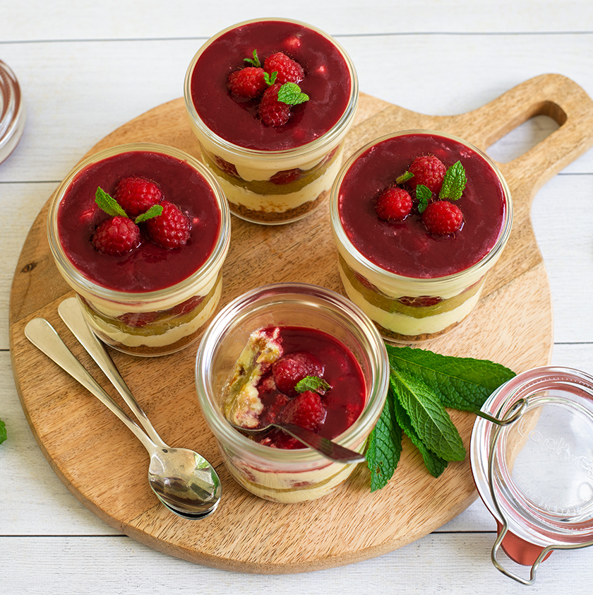 tiramisu framboise rhubarbe