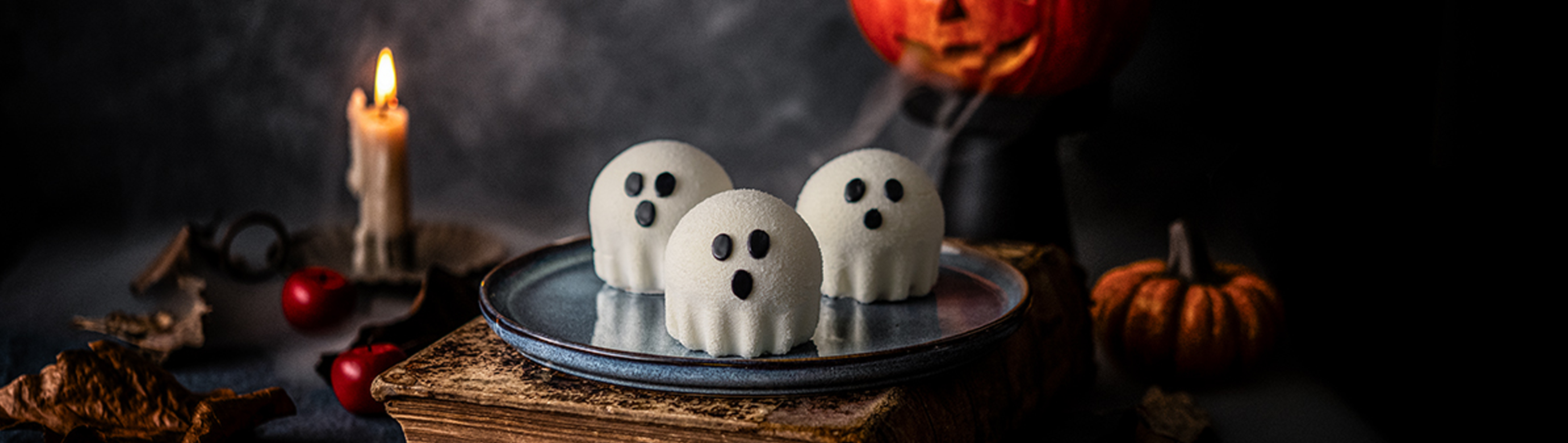 Entremets Halloween mangue coco