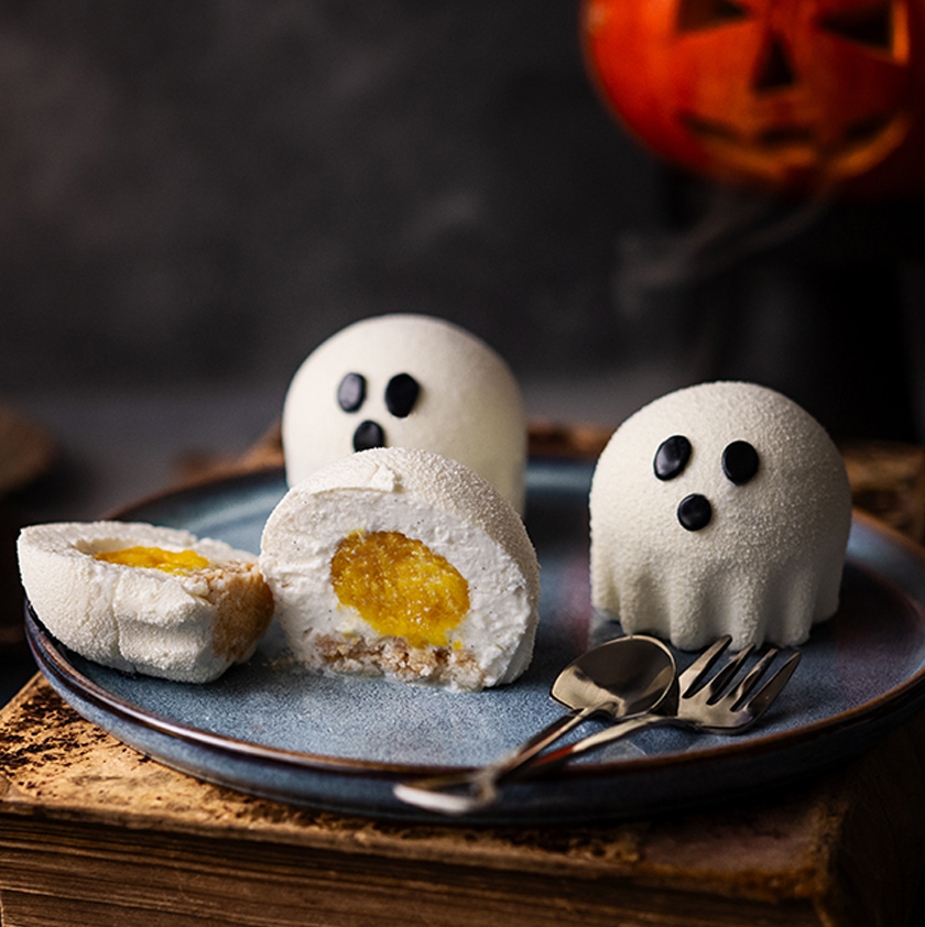 Entremets Halloween mangue coco