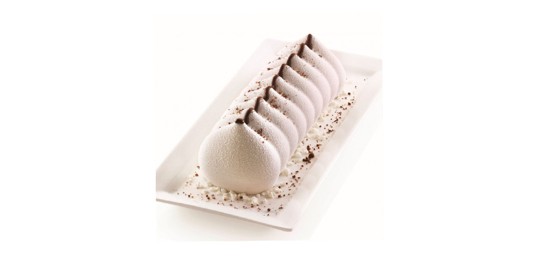 Moule Silicone Meringa 9x25 cm Silikomart 3D Design