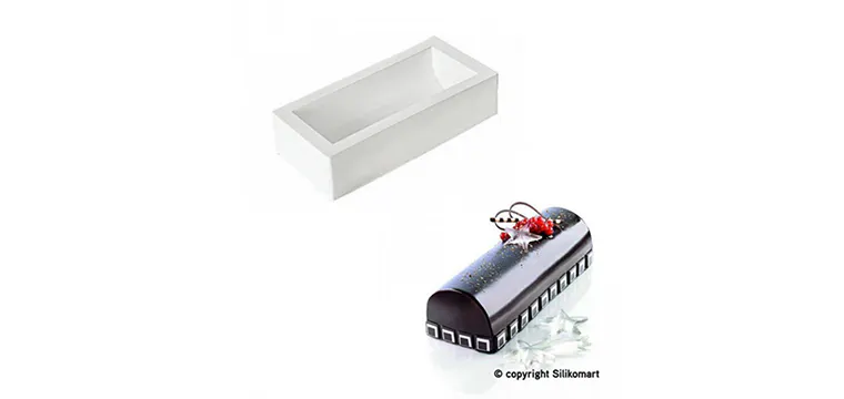 Moule à bûche silicone 25 cm SilikoMart Professional