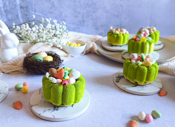 Entremets orange sanguine