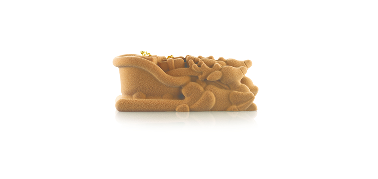 Kit Moule Silicone Bûche Pôle Nord 21 x 8,7 x H 8 cm Silikomart