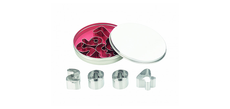 Emporte-Pièces Inox Chiffres x 9 Ibili