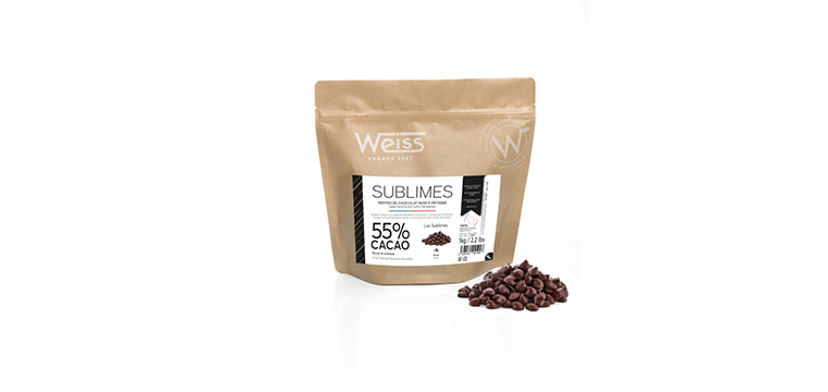 Pépites de Chocolat Noir Sublimes 55% 1 Kg Weiss