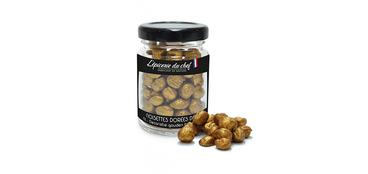 Noisettes Dorées Décoratives 50 g L'Epicerie du chef
