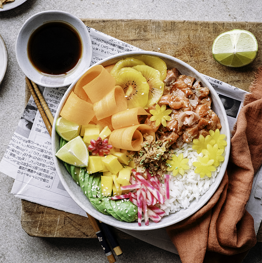 poke bowl au saumon