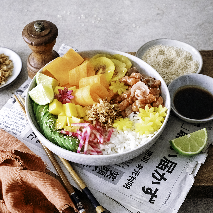 poke bowl au saumon