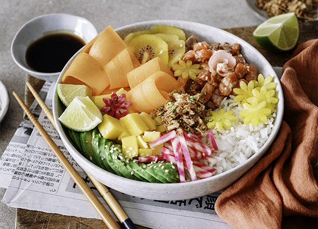 poke bowl au saumon