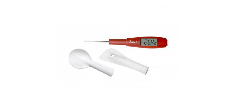 Spatule Thermomètre amovible + embout cuillère Yoocook