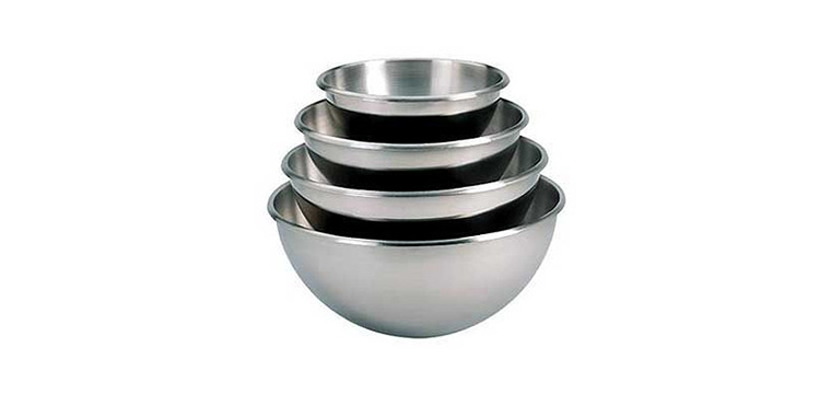 Cul de Poule Ø 20 cm Bassine 1/2 ronde inox