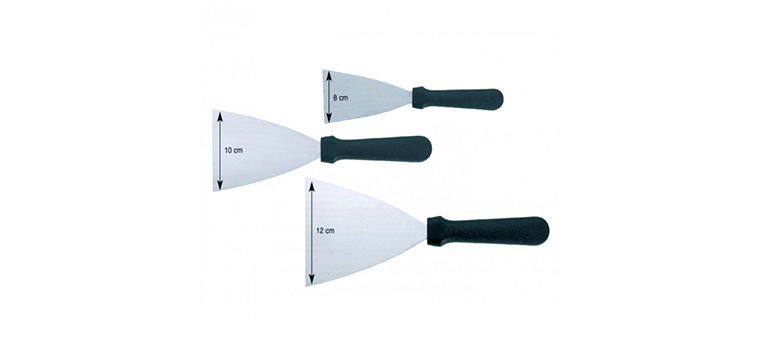 Spatule Triangulaire Inox Eco 12 cm Mallard