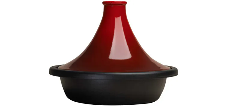Plat à Tajine en Fonte 35 cm Cerise Le Creuset