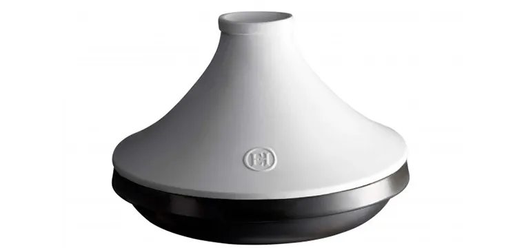 Plat à Tajine en céramique 33,5 cm Blanc Ardoise Delight Emile Henry
