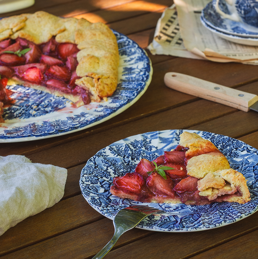 tarte aux fraises rustique 