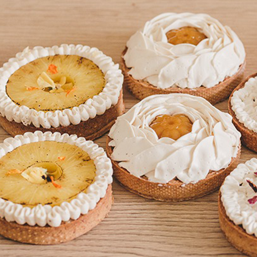 tartelettes vanille fruits exotiques